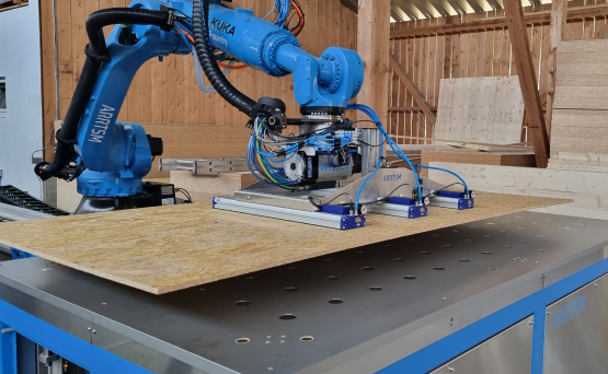 ARRTSM autonomous robotics system in workshop